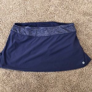 Lululemon purple skirt with pleats, size 10
